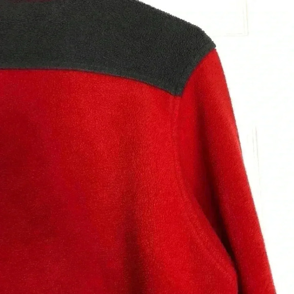 Columbia Red & Grey Fleece Jacket Size Small - Picture 14 of 15